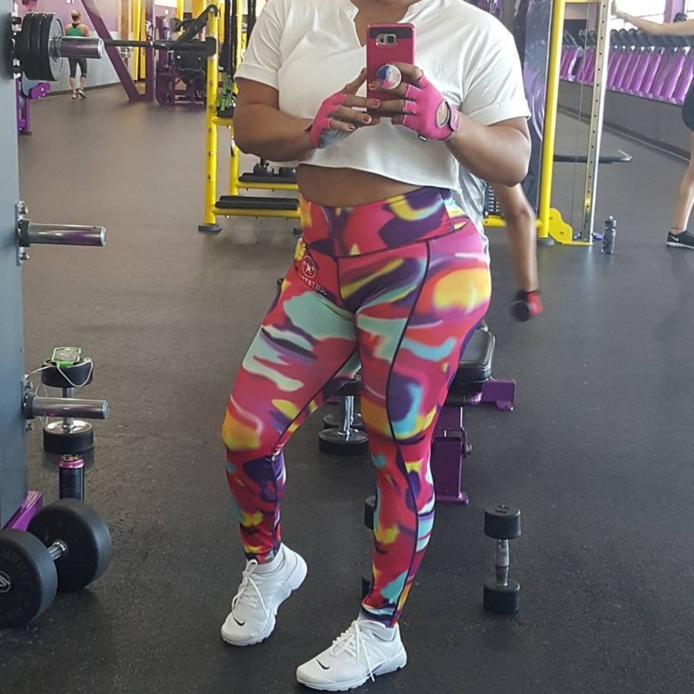 Just Strong Rainbow Color Full 7/8 Leggings